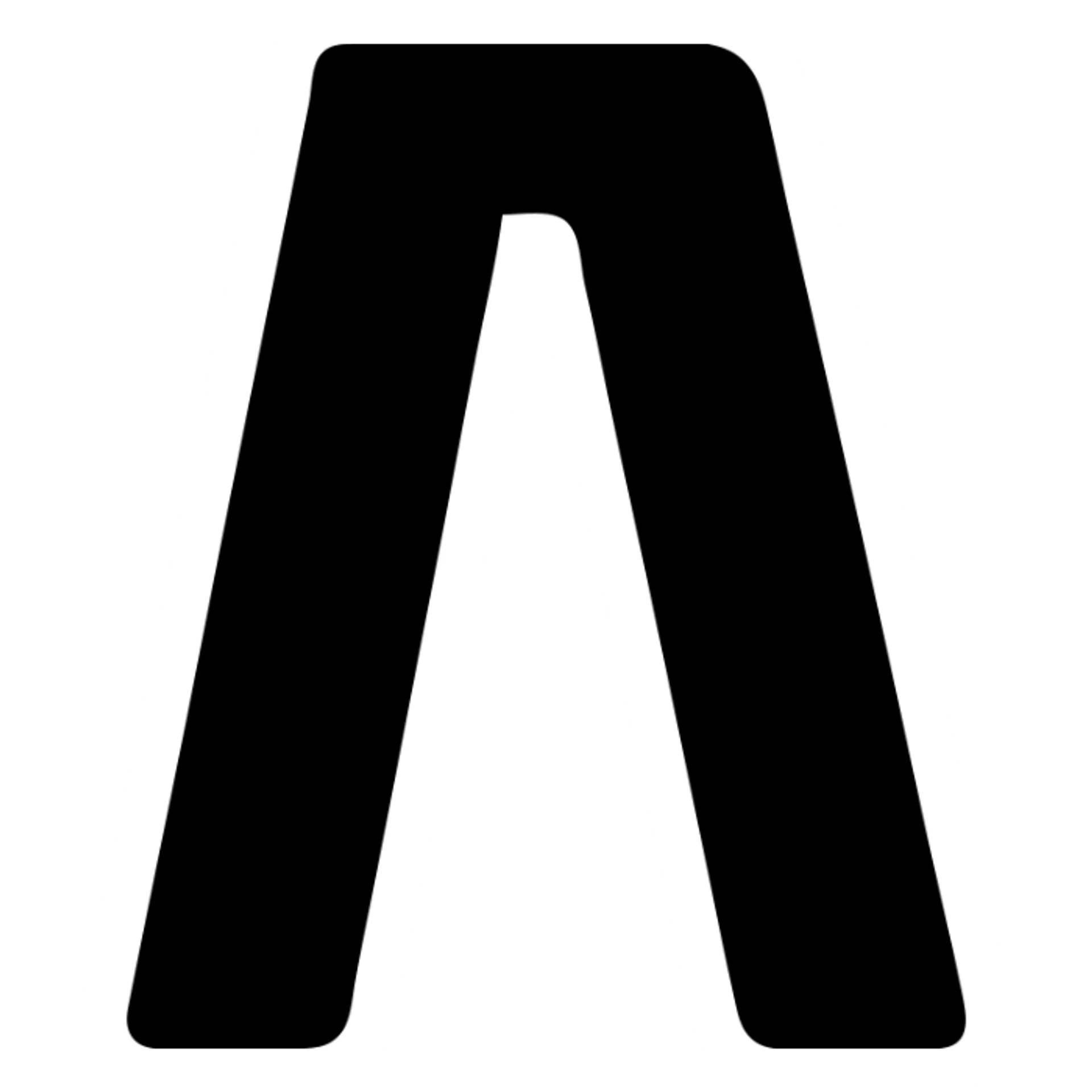 The letter Л sticker