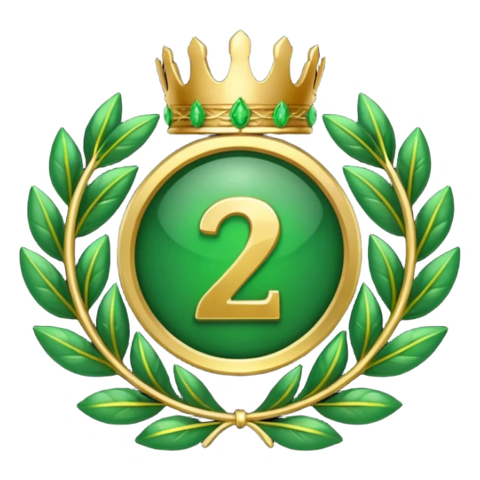 The number that took 22nd place was decorated with an imperial laurel wreath sticker