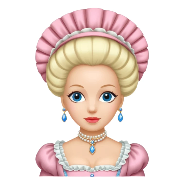 marie Antoinette fashion  sticker