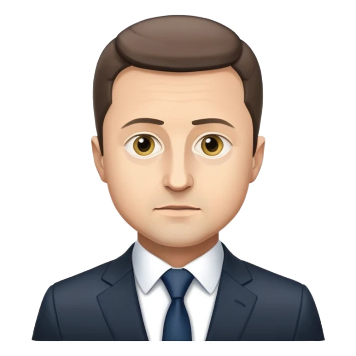 Volodymyr Zelensky, President of Ukraine sticker