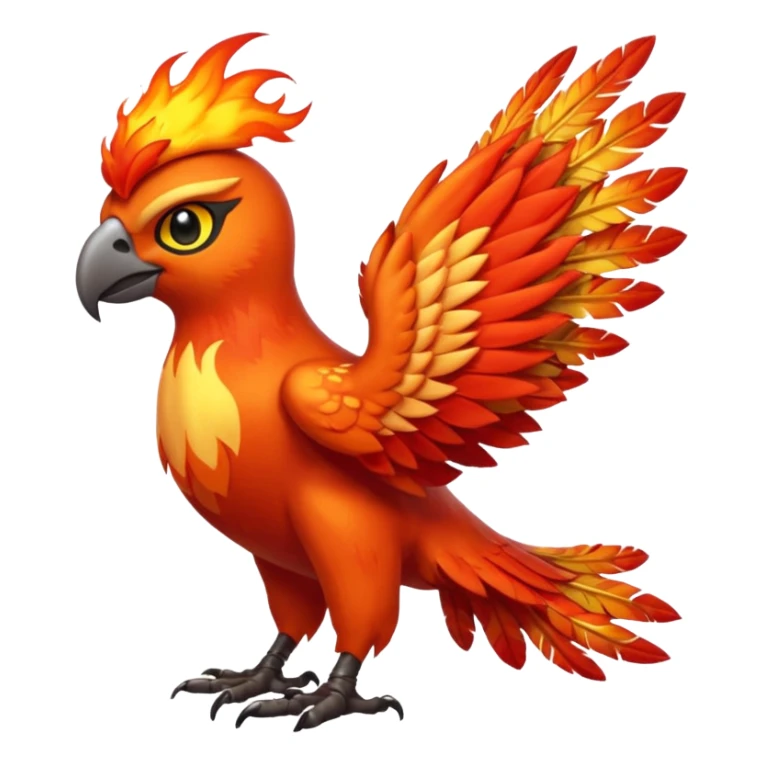 Talonflame-Fakémon-hybrid-creature (full body)  sticker