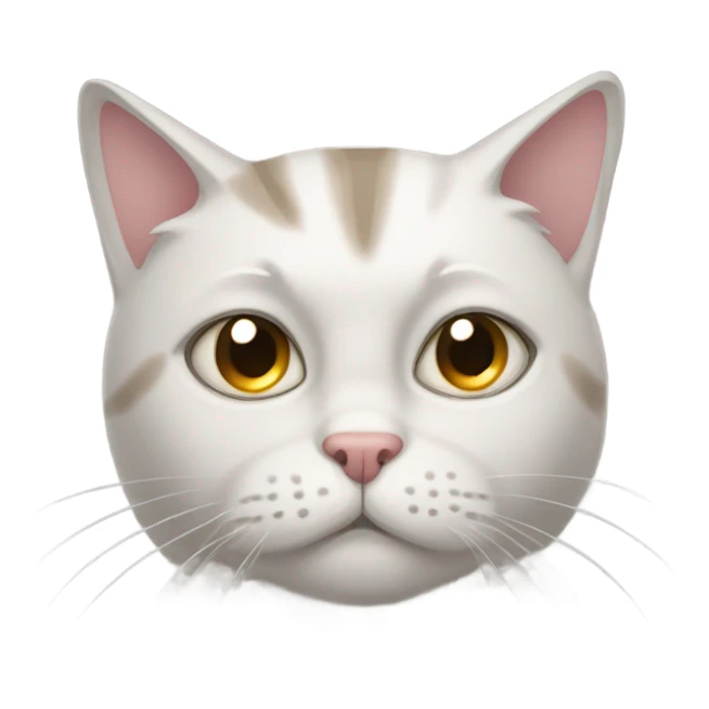 A cat that is dying to sleep with eyebags  sticker