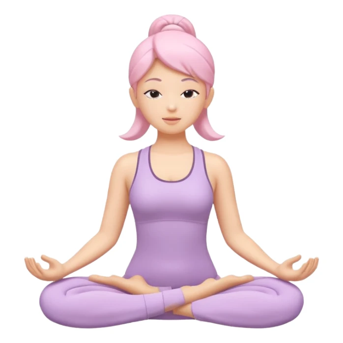 Yoga Breathing 3d Icon with color of A781F3
Make it light colro sticker