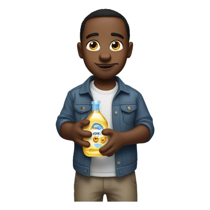 Diddy holding baby oil sticker