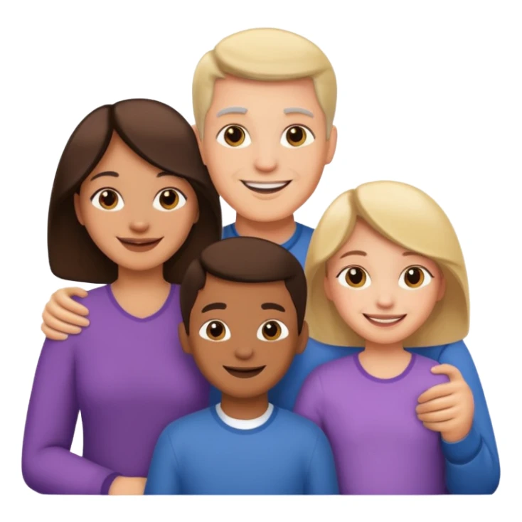 Family black sticker