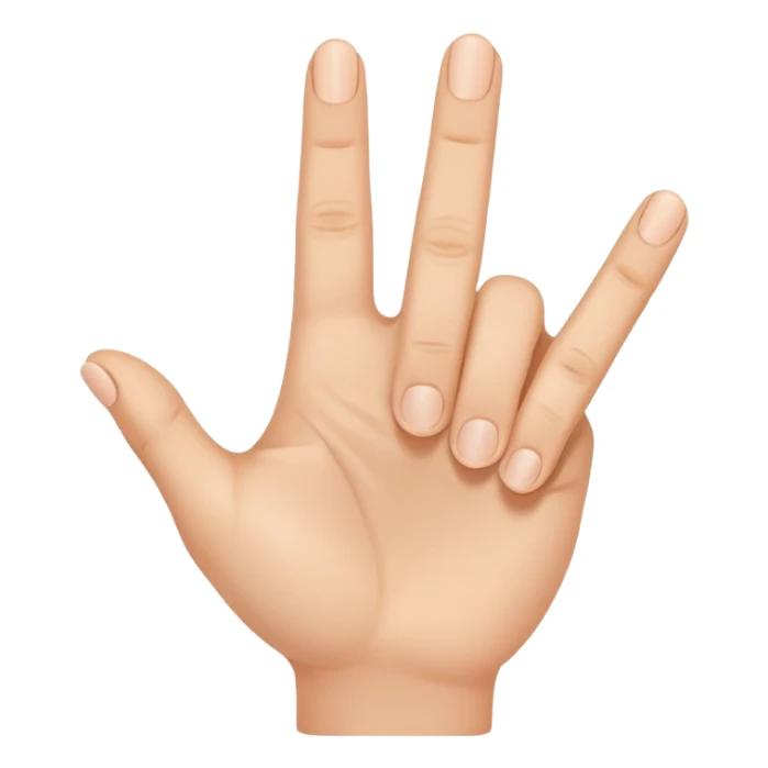 Eine Hand mit einem Finger der nach rechts zeigt  sticker