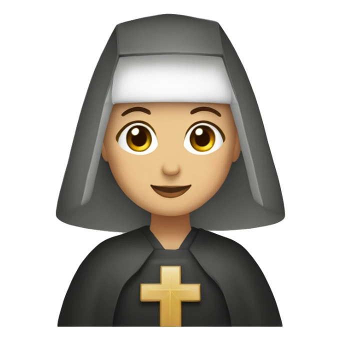 Monja Santa Cándida hijas de Jesús jesuitinas sticker