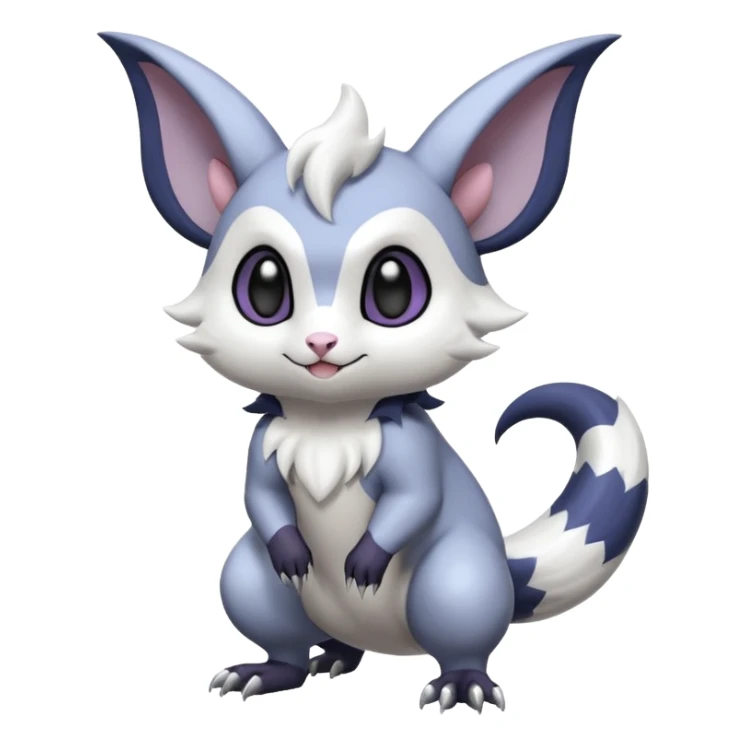 Shiny Furret-Absol-Noibat-Hybrid (Full body) sticker