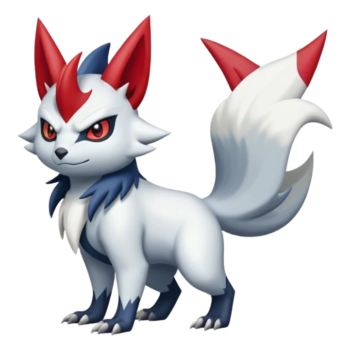 Cool Edgy Absol-Zangoose-Sneasel-Quilava, full body sticker