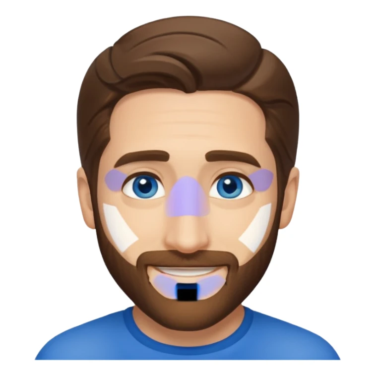 Jake Gyllenhaal with blue eyes sticker