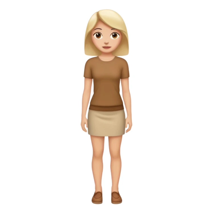 person woman fullbody sticker