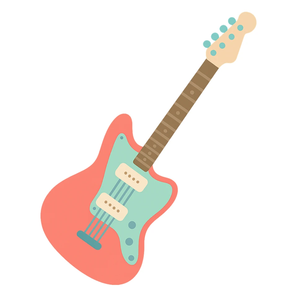 Fender Jazzmaster guitar sticker