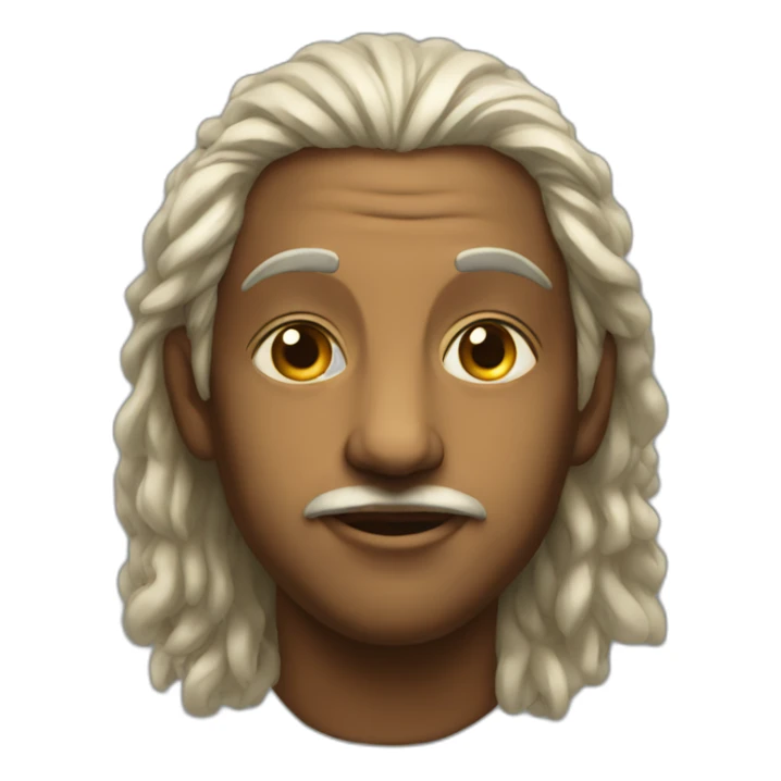 Portrait of a Hindu sticker