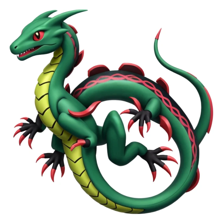 Zygarde-Salandit-Rayquaza-Seviper-Salazzle-fusion sticker