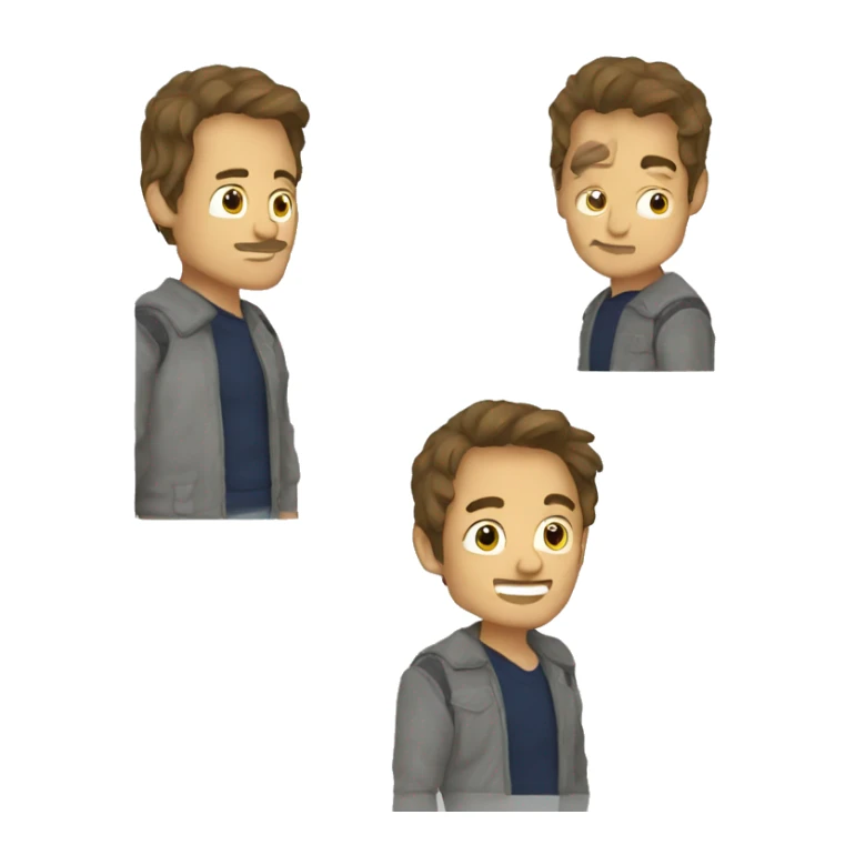 three craig federighis in the style of Three Wold Moon sticker