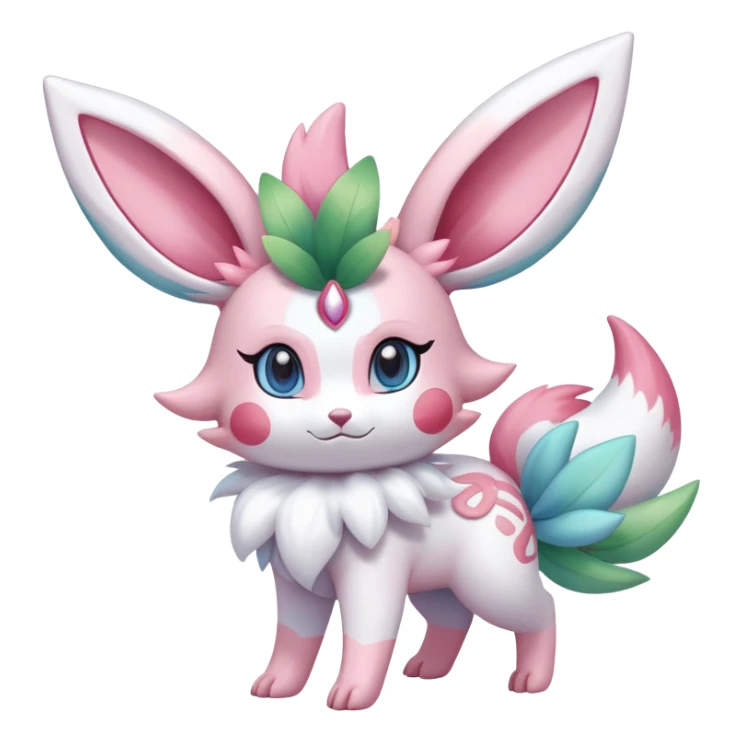 Shiny Exotic Sylveon-Shaymin-Hybrid-Creature sticker