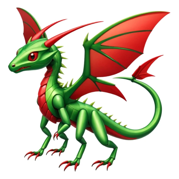 Shiny Exotic Flygon-Scyther-Hybrid-Creature sticker