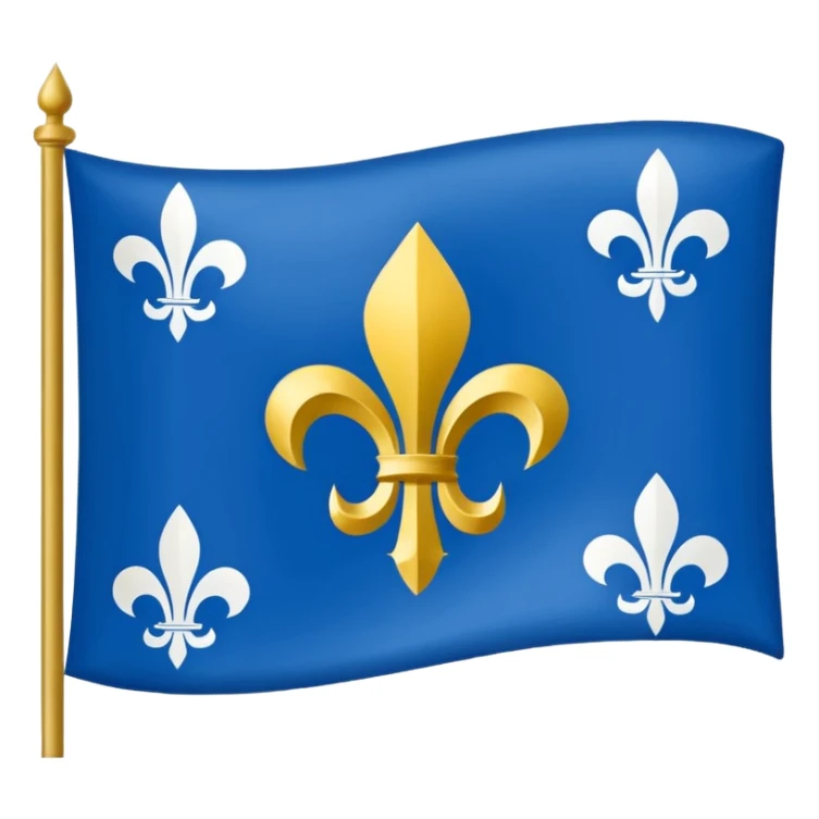 flag of anjou sticker