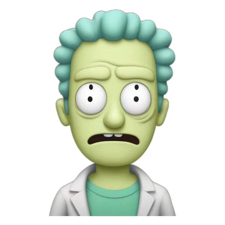 mr poopybutthole from rick and morty sticker