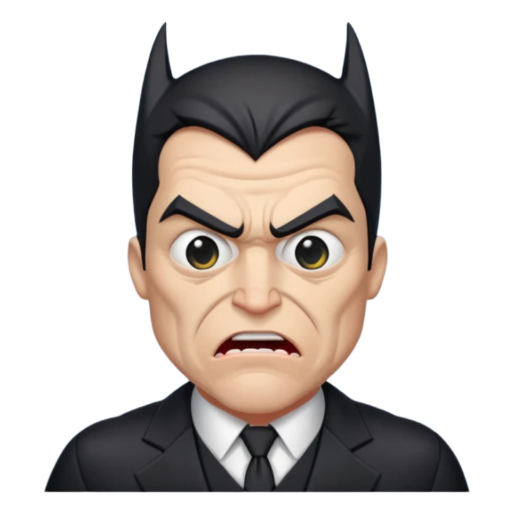 Batman smelled something bad and is disgusted  sticker