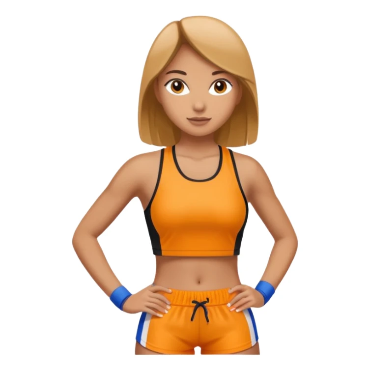 Sport girls sticker