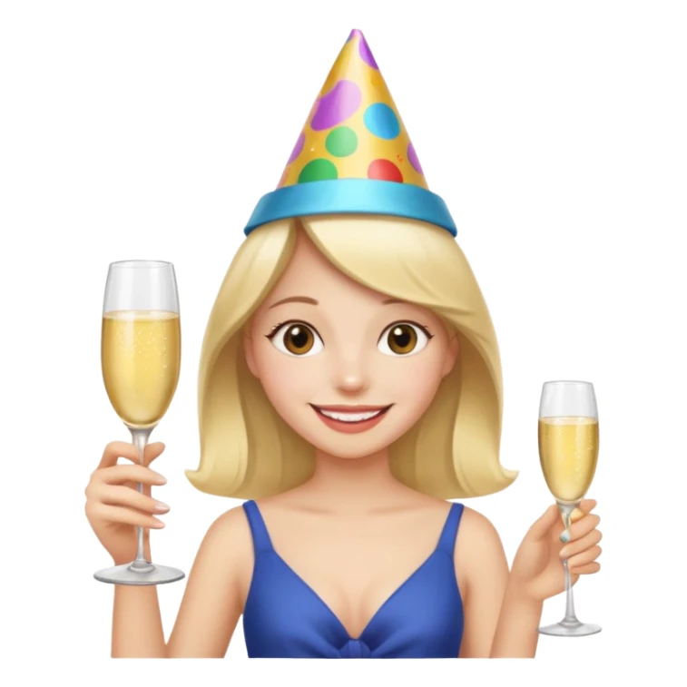 A partir de celle image cree une version pareil mais joyeux  sticker