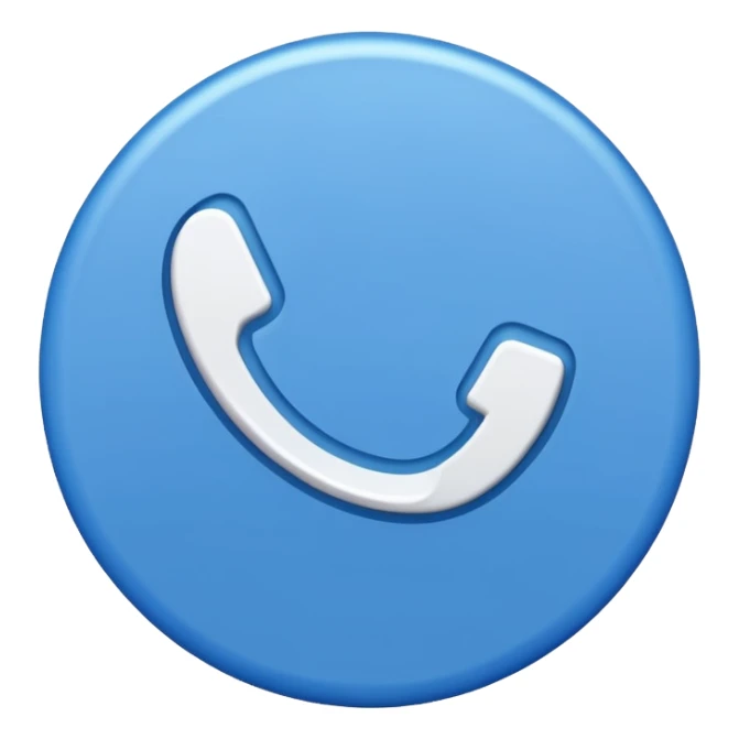 Blue circle with irregularities on it on it is boundaries and it should have a white tick no face sticker