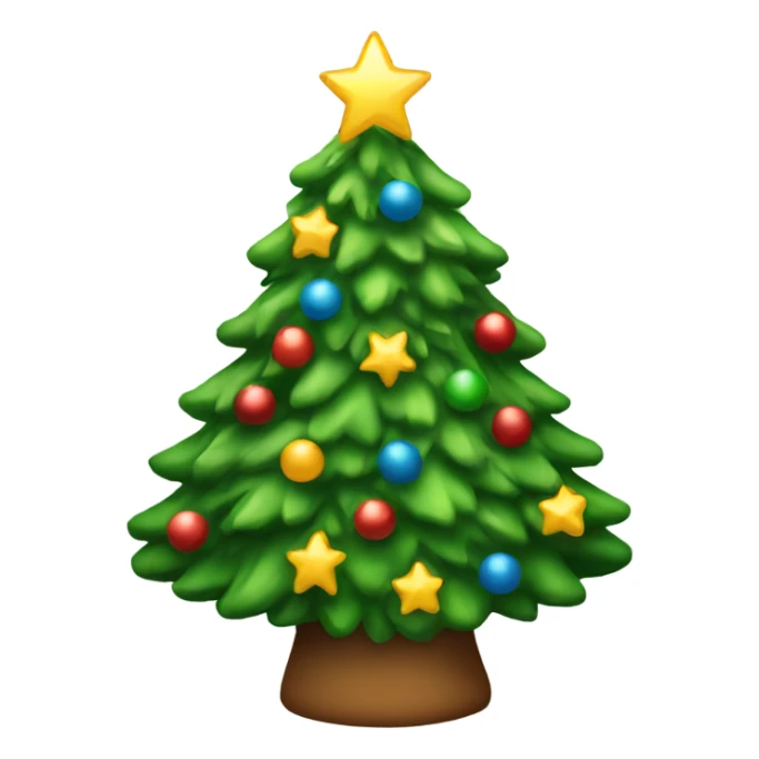 christmas tree sticker