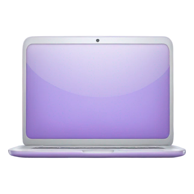 light purple laptop apple sticker
