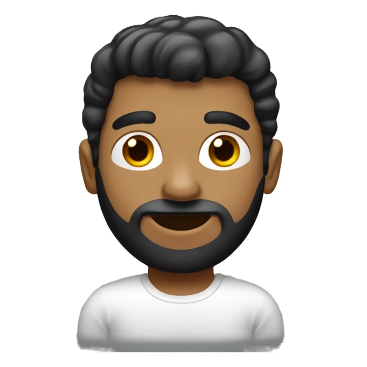 hombre blanco con cabello negro peinado de lado sticker