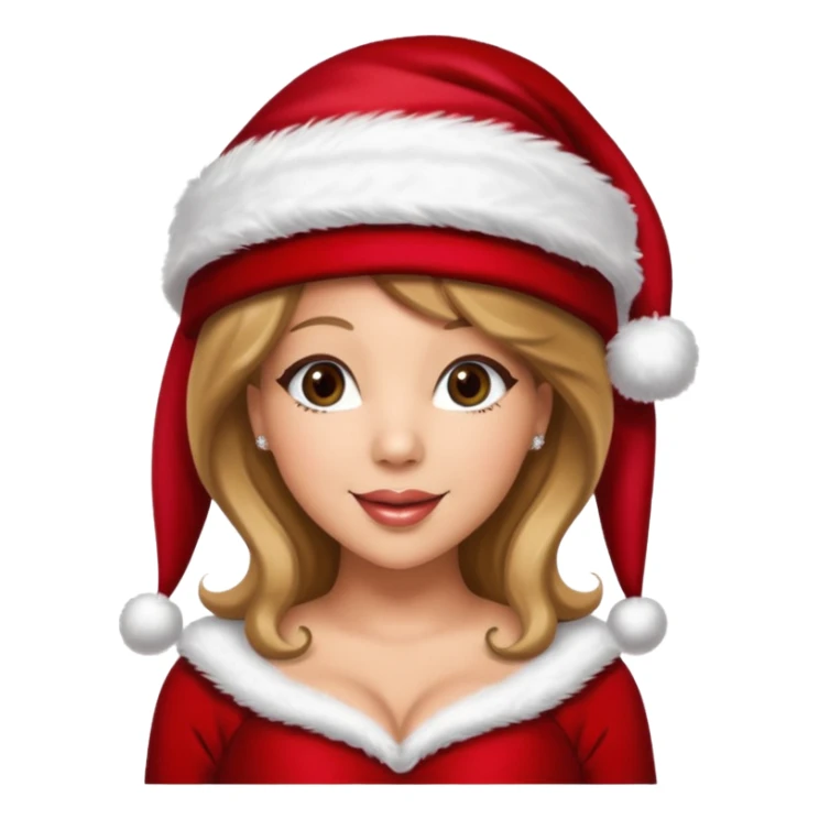 mariah carey christmas sticker
