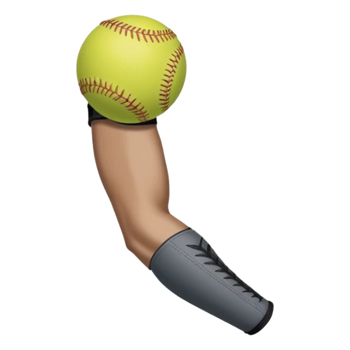 Softball sports tattoo arm sleeve sticker