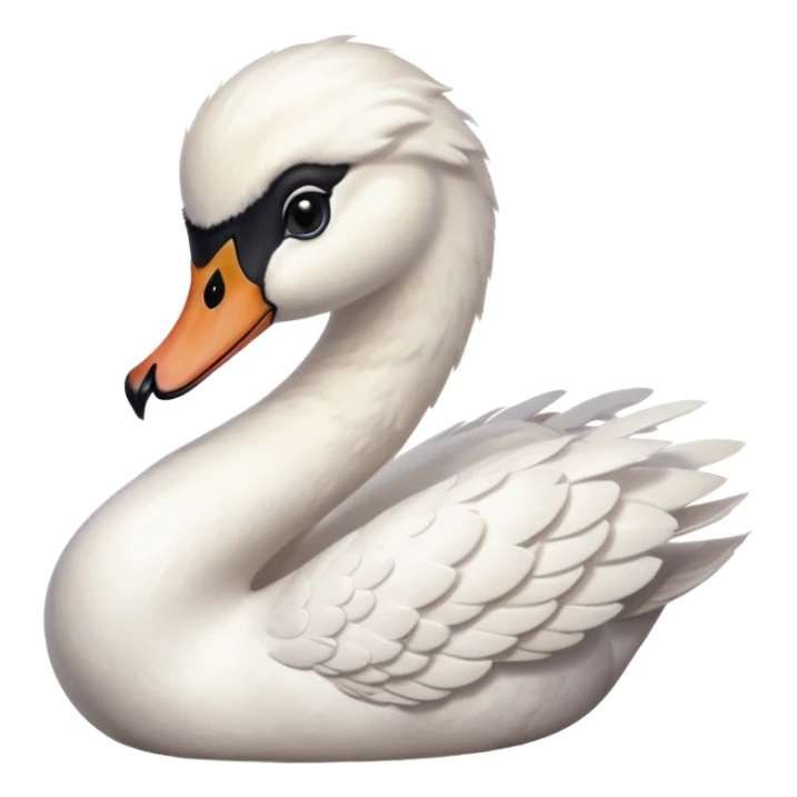 The white swan and the sailor sticker