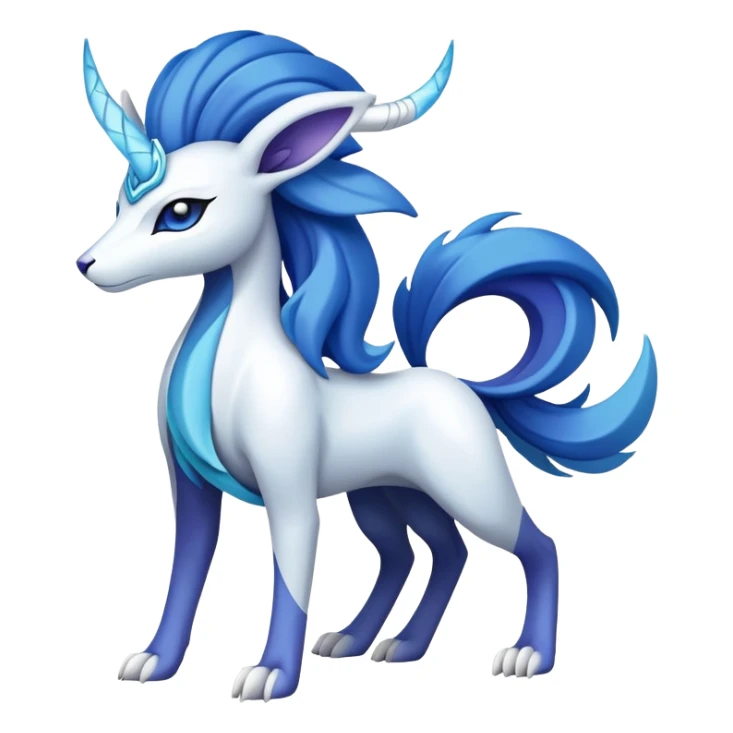 Lucia-Suicune-fakemon-creature-hybrid sticker