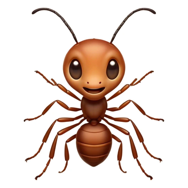 Cinematic Cheeky Ant Portrait Emoji, Head tilted dramatically with an exaggeratedly shocked expression, featuring a diminutive, agile body with wide, comically expressive eyes full of playful disbelief and subtly animated antennae, Simplified yet hilariously expressive features, highly detailed, glowing with a slightly sassy earthy glow, high shine, dramatic yet playful, stylized with an air of cheeky insect mischief, soft glowing outline, capturing the essence of a meme-worthy ant that looks ready to scurry its way into viral fame! sticker