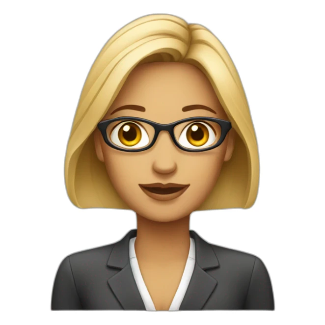business analyst woman sticker