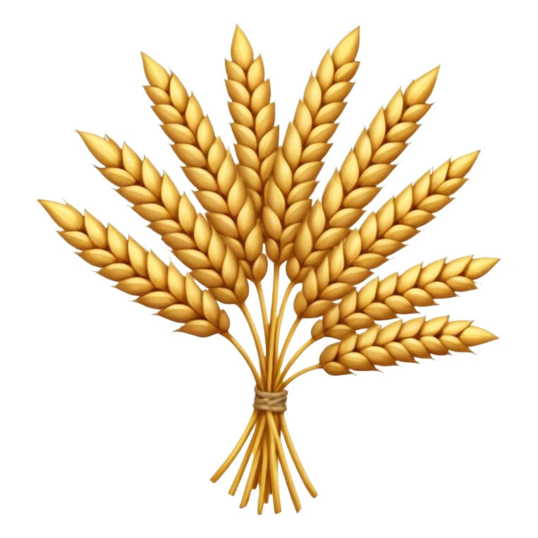 An emoji of a bundle of wheat stalks from ancient Mesopotamia. sticker