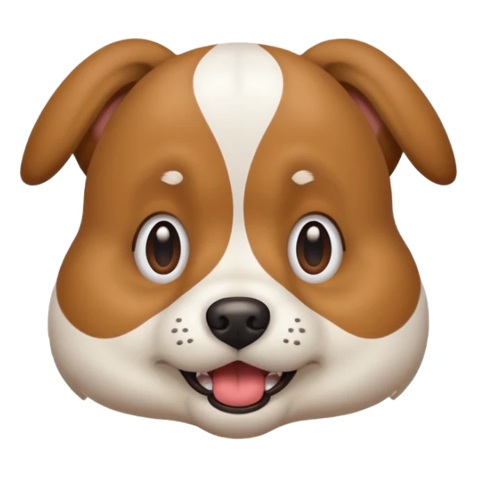 dog making funny face out of pettiness sticker