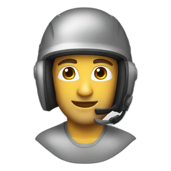 Casque homme sticker