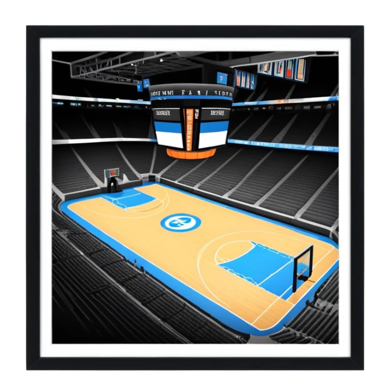 Basketball Arena in New York sticker