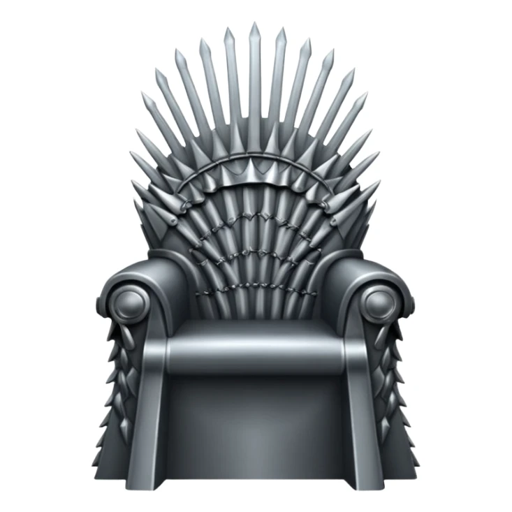 Generate the iron throne  from game of thrones emoji  sticker