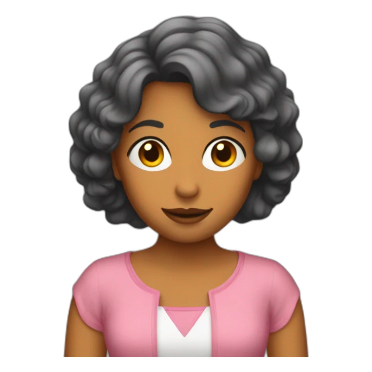 Femme qui fait des enfants sticker