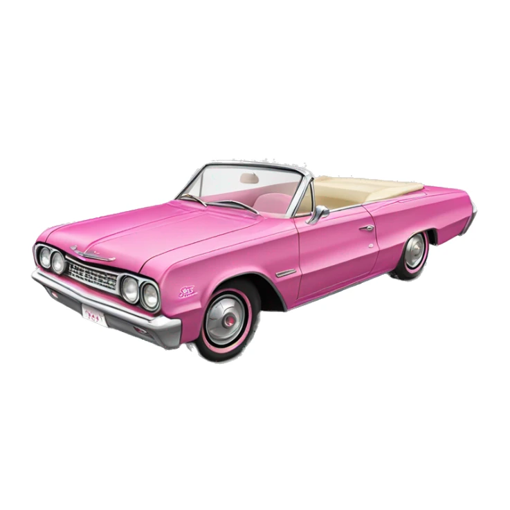Barbie’s 1963 Oldsmobile Jetfire convertible  sticker