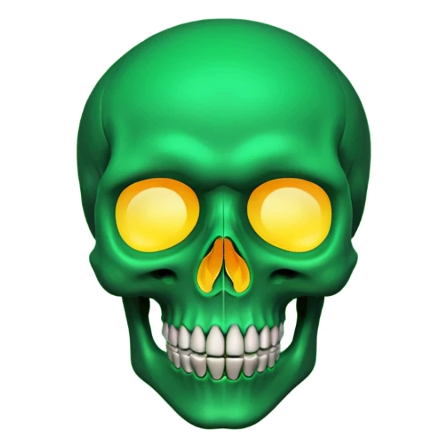 skull emoji use in whatsapp or instagram with green screen  sticker