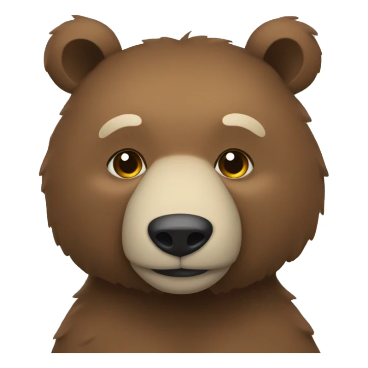 Un oso con un moño sticker