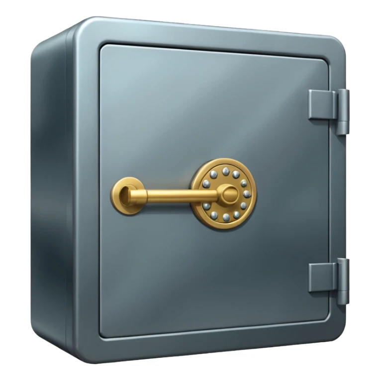 Locked bank vault sticker