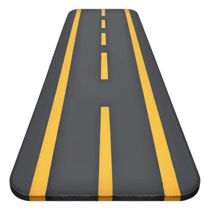 CARRETERA sin cuadro con vista de lado izquierdo  sticker