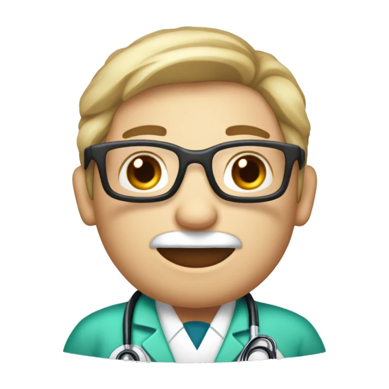 Médico ortopedista huesos rotos sticker