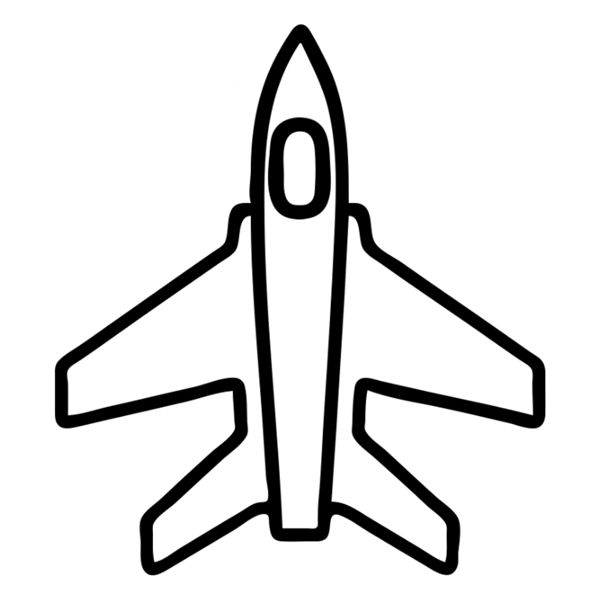 Ukrainian military fighter aircraft with swept-back wings and cockpit sticker