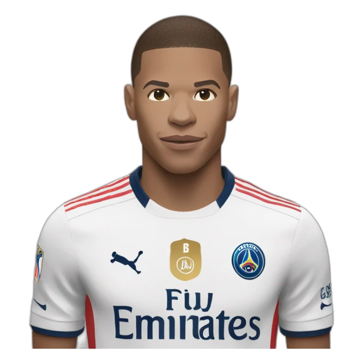 Kylian mbappé face sticker